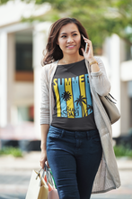 Load image into Gallery viewer, Summer Women Half Sleeves T-shirt- KidsFashionVilla