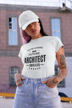 Load image into Gallery viewer, Future Architect Profession Women Half Sleeves T-shirt- KidsFashionVilla
