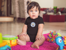 Load image into Gallery viewer, Manchester City Black Rompers for Baby Girl - KidsFashionVilla