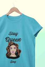 Load image into Gallery viewer, Slay Queen Women Half Sleeves T-shirt- KidsFashionVilla