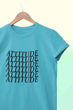 Load image into Gallery viewer, Attitude Women Half Sleeves T-shirt- KidsFashionVilla
