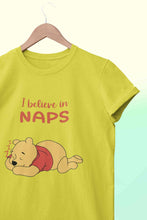 Load image into Gallery viewer, I Believe In Naps Mens Half Sleeves T-shirt- KidsFashionVilla