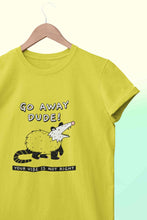 Load image into Gallery viewer, Go Away Dude Your Vibe Is Not Right Funny Mens Half Sleeves T-shirt- KidsFashionVilla