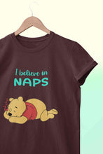 Load image into Gallery viewer, I Believe In Naps Mens Half Sleeves T-shirt- KidsFashionVilla