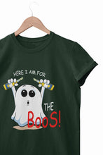 Load image into Gallery viewer, Here For The Boos Women Half Sleeves T-shirt- KidsFashionVilla
