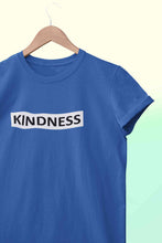 Load image into Gallery viewer, Kindness Women Half Sleeves T-shirt- KidsFashionVilla