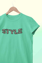 Load image into Gallery viewer, Style Women Half Sleeves T-shirt- KidsFashionVilla