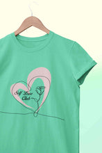 Load image into Gallery viewer, Self Love Club Women Half Sleeves T-shirt- KidsFashionVilla