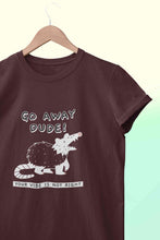 Load image into Gallery viewer, Go Away Dude Your Vibe Is Not Right Funny Mens Half Sleeves T-shirt- KidsFashionVilla