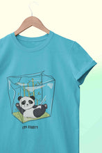 Load image into Gallery viewer, I Am Fluffy Women Half Sleeves T-shirt- KidsFashionVilla