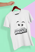 Load image into Gallery viewer, Tumne Kuch Dekha Women Half Sleeves T-shirt- FunkyTeesClub - Funky Tees Club