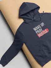 Load image into Gallery viewer, Wake Up Pray Hustle Men Hoodies-FunkyTeesClub - Funky Tees Club