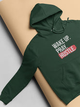 Load image into Gallery viewer, Wake Up Pray Hustle Men Hoodies-FunkyTeesClub - Funky Tees Club