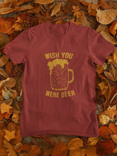 Load image into Gallery viewer, Wish You Were Beer Women Half Sleeves T-shirt- FunkyTeesClub - Funky Tees Club