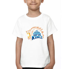 Load image into Gallery viewer, IPL CSK Chennai SuperKings Half Sleeves T-Shirt for Boys and Kids-KidsFashionVilla