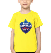 Load image into Gallery viewer, IPL DC Delhi Capitals Half Sleeves T-Shirt for Boys and Kids-KidsFashionVilla