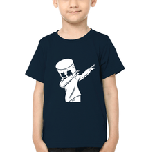 Load image into Gallery viewer, Marshmello Logo Half Sleeves T-Shirt for Boy-KidsFashionVilla