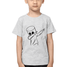 Load image into Gallery viewer, Marshmello Logo Half Sleeves T-Shirt for Boy-KidsFashionVilla
