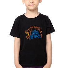 Load image into Gallery viewer, IPL CSK Chennai SuperKings Half Sleeves T-Shirt for Boys and Kids-KidsFashionVilla