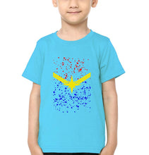 Load image into Gallery viewer, Captain Marvel Logo Half Sleeves T-Shirt for Boy-KidsFashionVilla