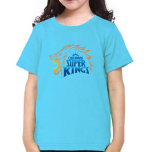 Load image into Gallery viewer, IPL CSK Chennai SuperKings Half Sleeves T-Shirt For Girls -KidsFashionVilla