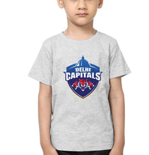 Load image into Gallery viewer, IPL DC Delhi Capitals Half Sleeves T-Shirt for Boys and Kids-KidsFashionVilla