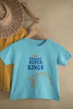 Load image into Gallery viewer, IPL CSK Chennai Super Kings Half Sleeves T-Shirt For Girls -KidsFashionVilla