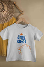 Load image into Gallery viewer, IPL CSK Chennai Super Kings Half Sleeves T-Shirt For Girls -KidsFashionVilla