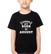 Load image into Gallery viewer, Legends are Born in August Half Sleeves T-Shirt for Boy-KidsFashionVilla