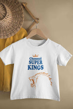 Load image into Gallery viewer, IPL CSK Chennai Super Kings Half Sleeves T-Shirt For Girls -KidsFashionVilla