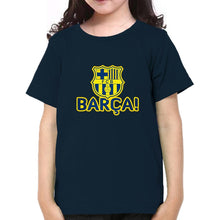 Load image into Gallery viewer, FCB Half Sleeves T-Shirt For Girls -KidsFashionVilla