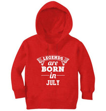 Load image into Gallery viewer, Legends are Born in July Girl Hoodies-KidsFashionVilla