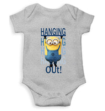 Load image into Gallery viewer, Hanging Out Minion Rompers for Baby Girl- KidsFashionVilla