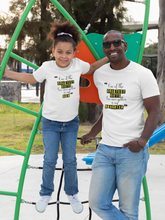 Load image into Gallery viewer, Greatest Gifts Father and Daughter White Matching T-Shirt- KidsFashionVilla
