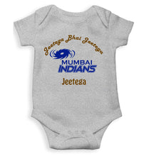Load image into Gallery viewer, IPL Mumbai Indians Jeetega Bhai Jeetega MI Jeetega Rompers for Baby Boy- KidsFashionVilla