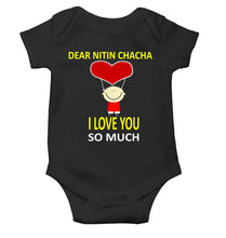 Load image into Gallery viewer, Custom Name I love My Chacha So Much Rompers for Baby Boy- KidsFashionVilla