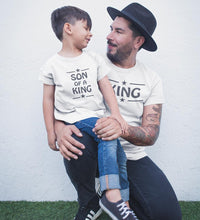 Load image into Gallery viewer, King Son Of King Father and Son Matching T-Shirt- KidsFashionVilla