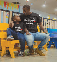Load image into Gallery viewer, My Greatest Blessings Call Me Daddy Father and Son Matching T-Shirt- KidsFashionVilla