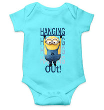 Load image into Gallery viewer, Hanging Out Minion Rompers for Baby Boy- KidsFashionVilla