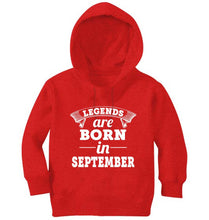 Load image into Gallery viewer, Legends are born in september Girl Hoodies-KidsFashionVilla