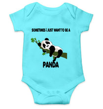 Load image into Gallery viewer, Sleeping Panda Rompers for Baby Girl- KidsFashionVilla