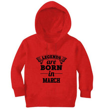 Load image into Gallery viewer, Legends are Born in March Girl Hoodies-KidsFashionVilla