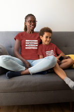 Load image into Gallery viewer, Mom Son Squad Mother And Son Red Matching T-Shirt- KidsFashionVilla