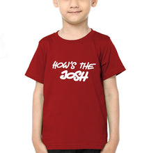 Load image into Gallery viewer, Hows The Josh Half Sleeves T-Shirt for Boy-KidsFashionVilla