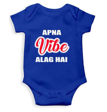 Load image into Gallery viewer, Apna Vibe Alag Hai Rompers for Baby Boy- KidsFashionVilla