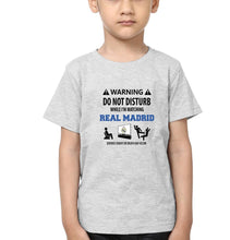 Load image into Gallery viewer, Warning Real Madrid Half Sleeves T-Shirt for Boy-KidsFashionVilla