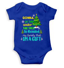 Load image into Gallery viewer, Gift Under Christmas Tree Rompers for Baby Boy- KidsFashionVilla