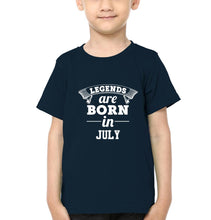 Load image into Gallery viewer, Legends are Born in July Half Sleeves T-Shirt for Boy-KidsFashionVilla