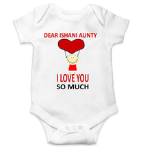 Load image into Gallery viewer, Custom Name I love My Aunty So Much Rompers for Baby Boy- KidsFashionVilla