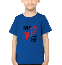 Load image into Gallery viewer, Manchester United Half Sleeves T-Shirt for Boy-KidsFashionVilla